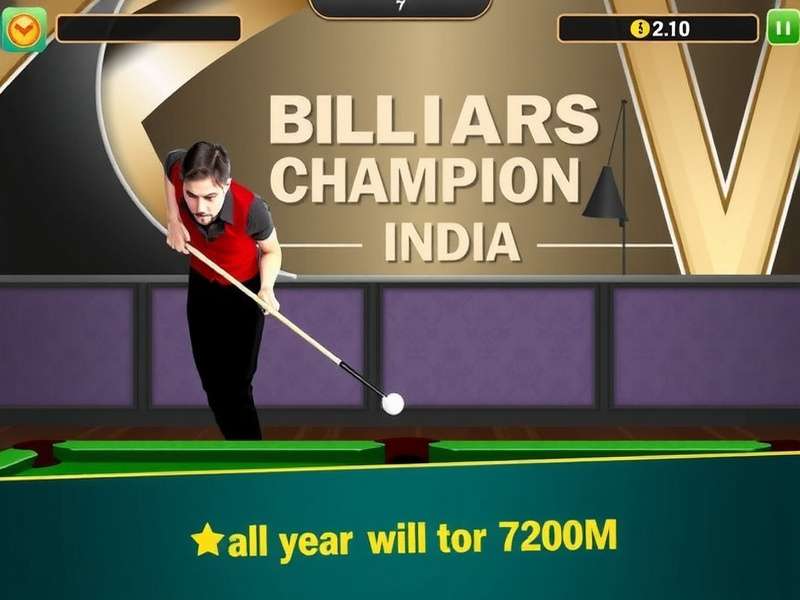 Billiards Champion India Game Screenshot